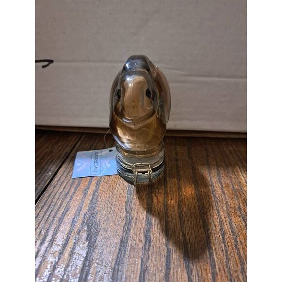 New Contained Art Rabbit Bunny Air Tight Container 420 Herb Art Glass Stash Box - Picture 2 of 5